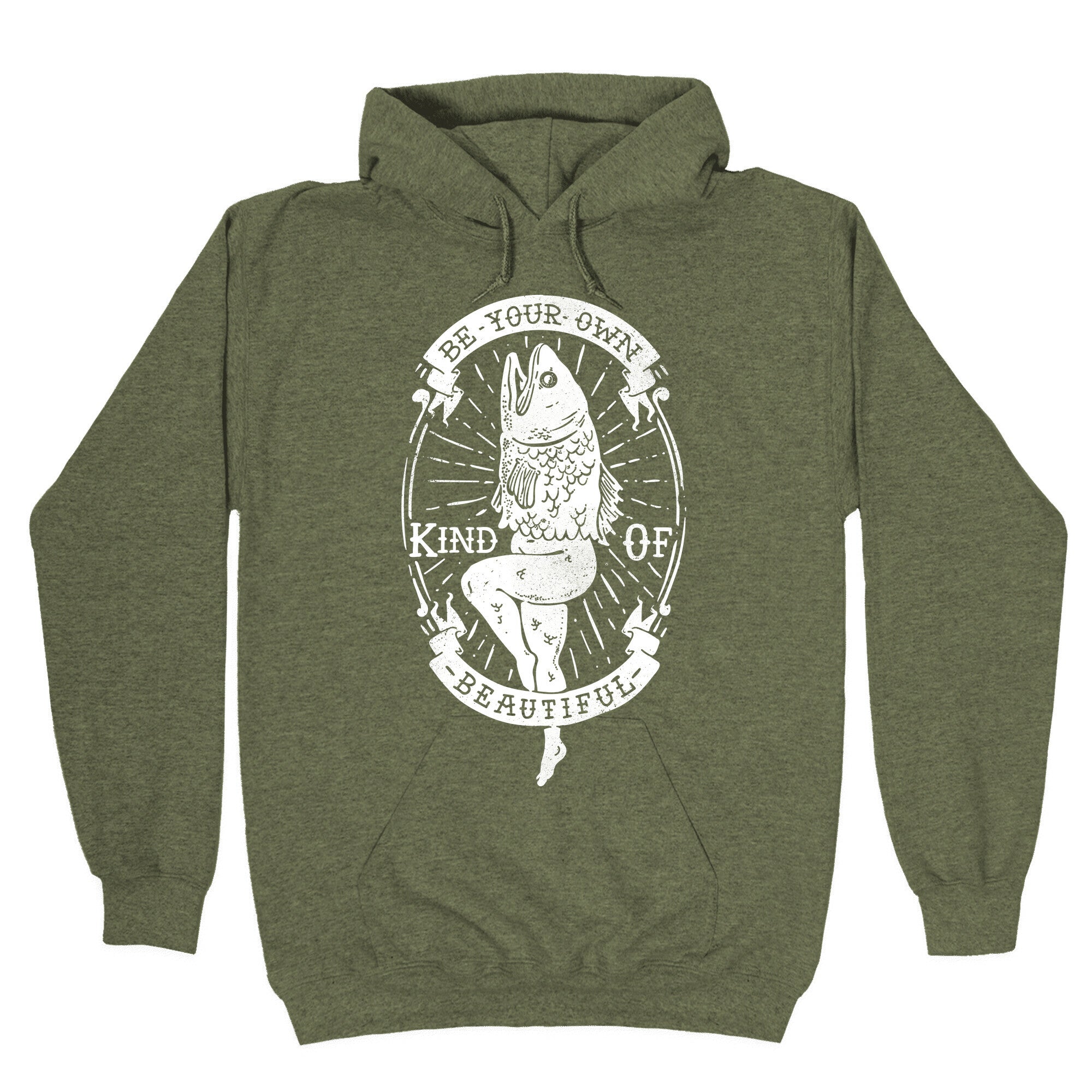Be Your Own Kind Of Beautiful Reversed Mermaid Hoodie