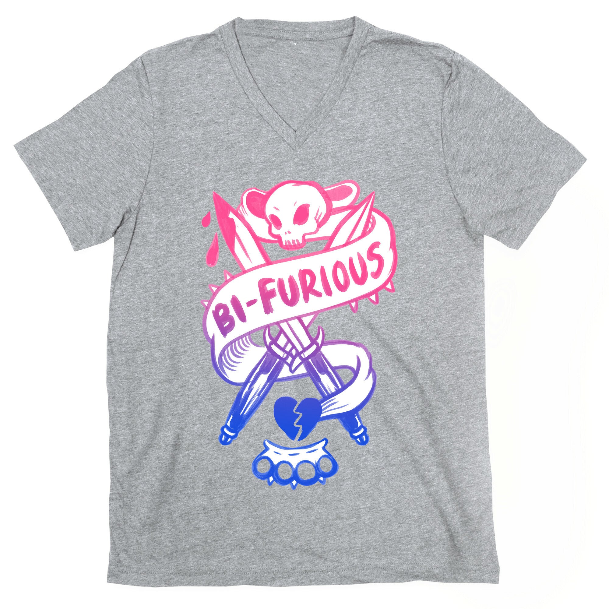 Bi-Furious V-Neck
