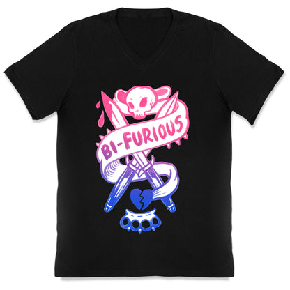 Bi-Furious V-Neck