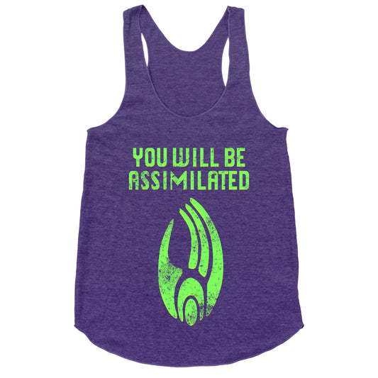 Borg - You Will Be Assimilated Racerback Tank