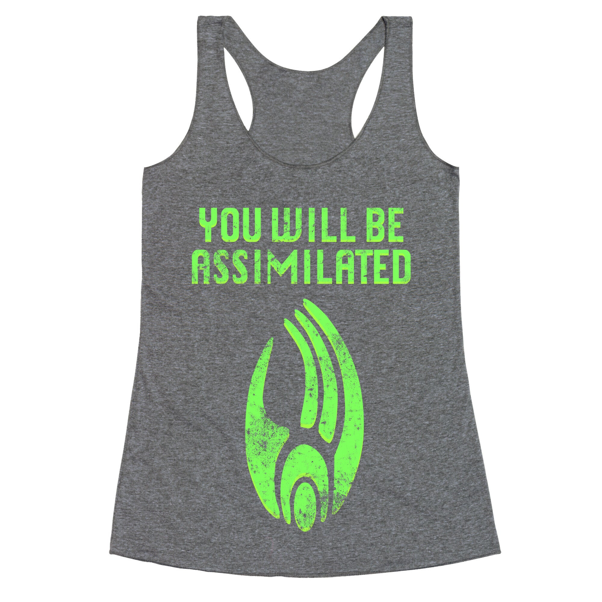 Borg - You Will Be Assimilated Racerback Tank