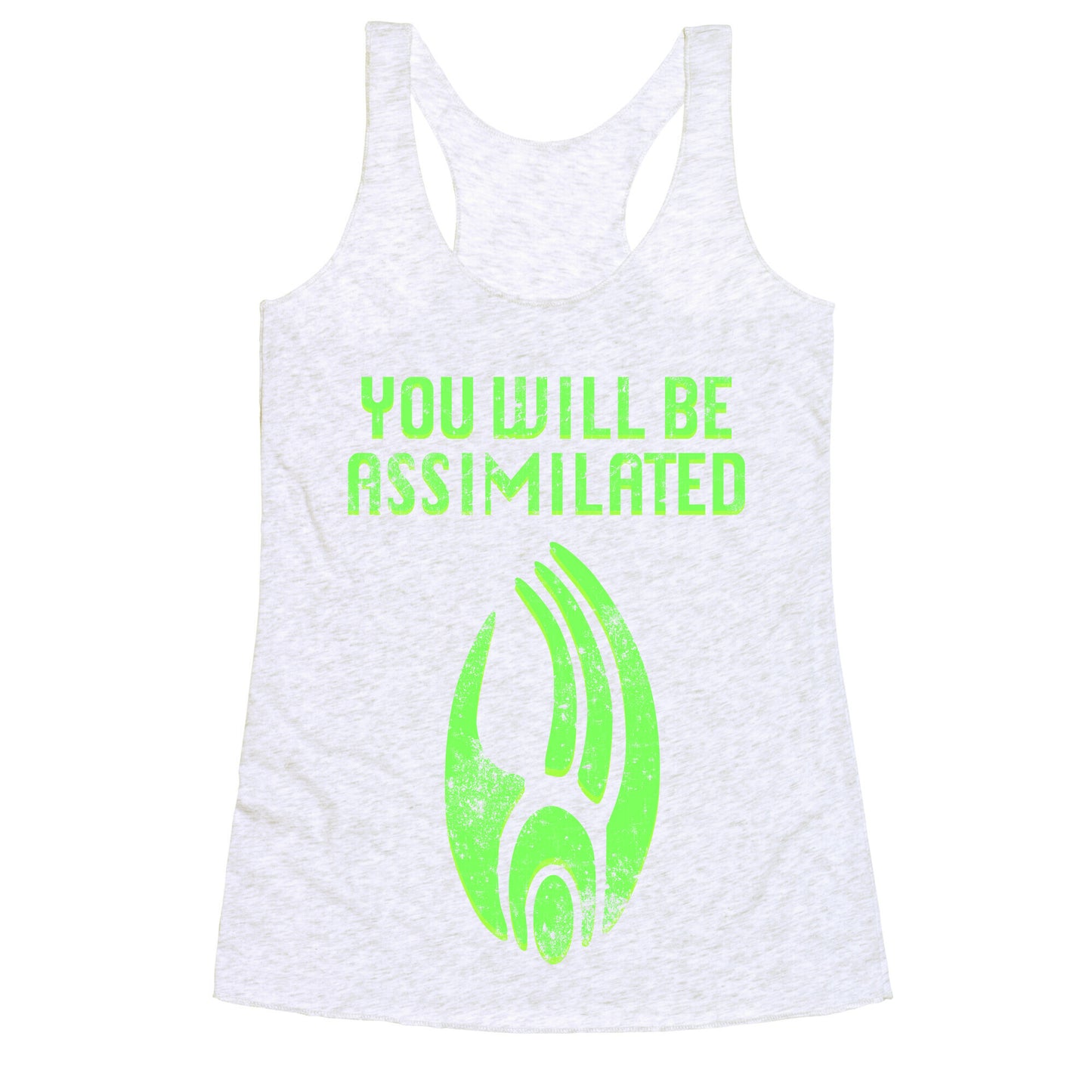 Borg - You Will Be Assimilated Racerback Tank