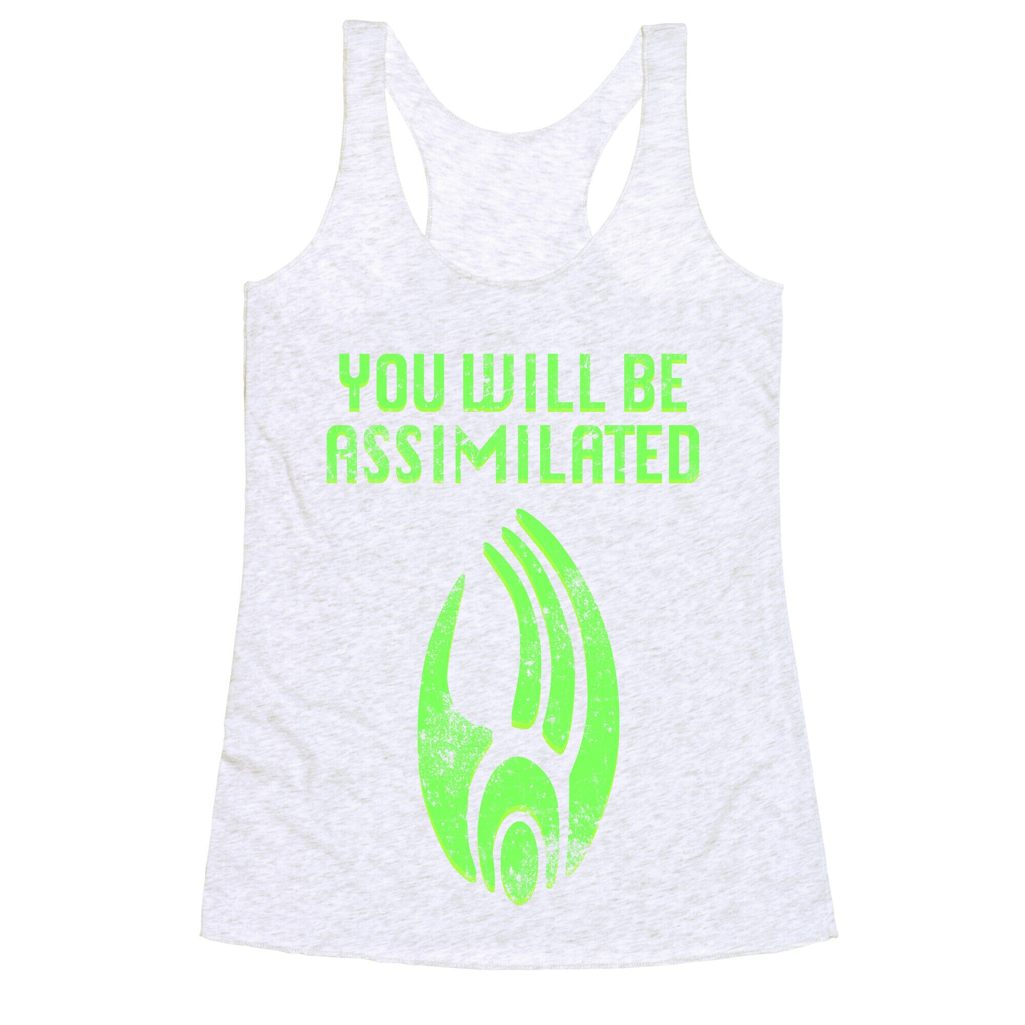 Borg - You Will Be Assimilated Racerback Tank