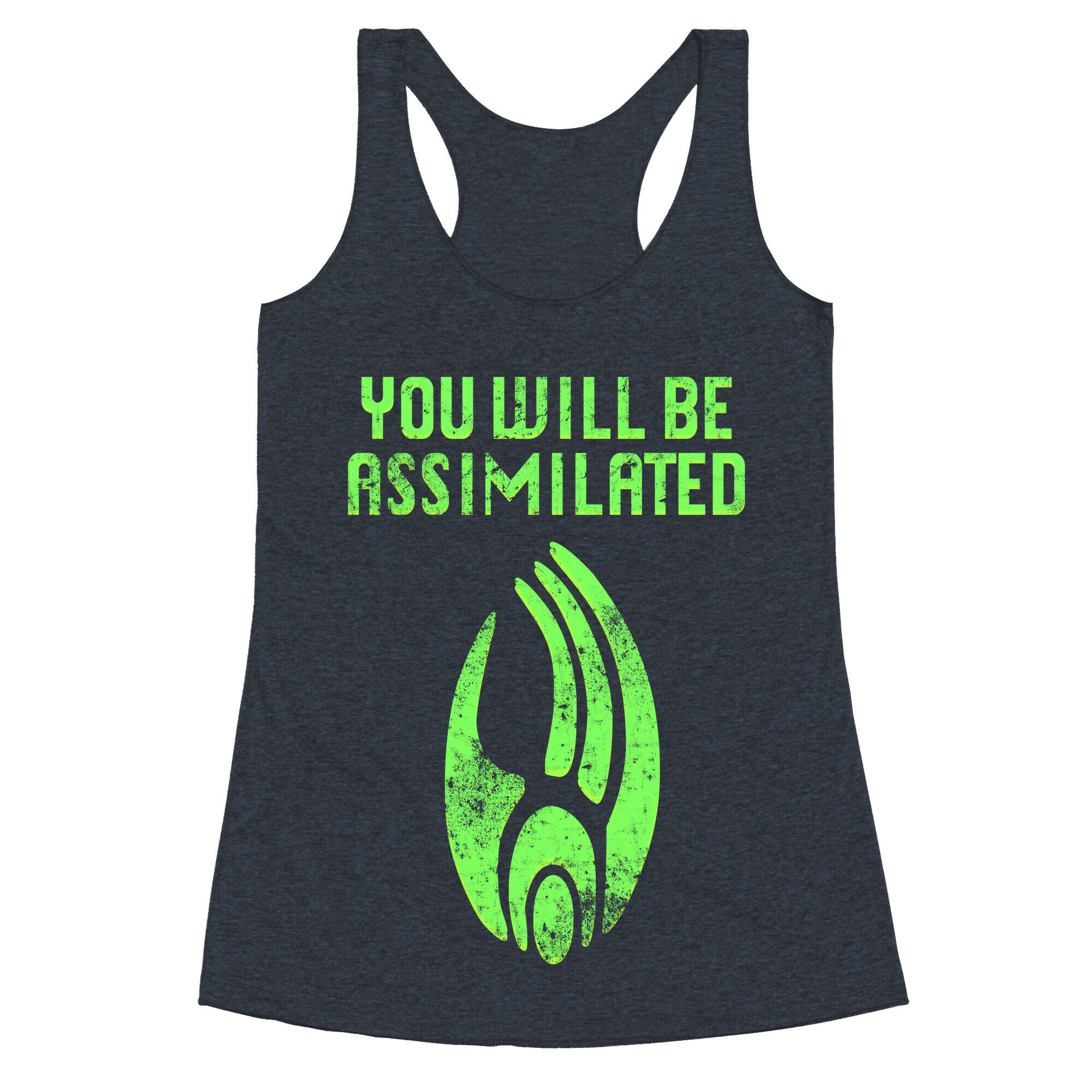 Borg - You Will Be Assimilated Racerback Tank