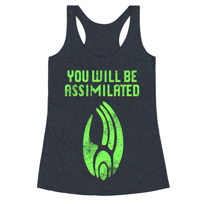 Borg - You Will Be Assimilated Racerback Tank
