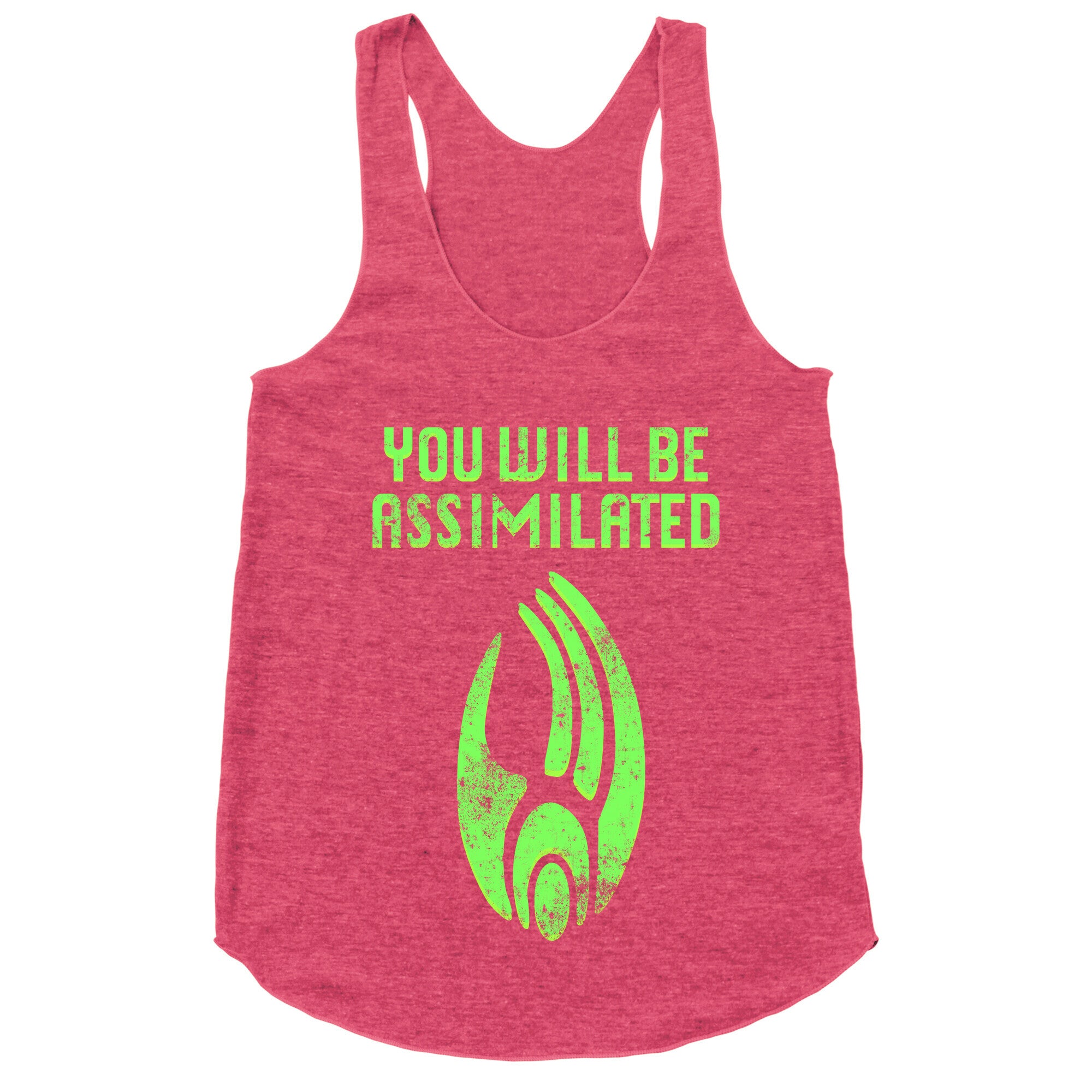 Borg - You Will Be Assimilated Racerback Tank