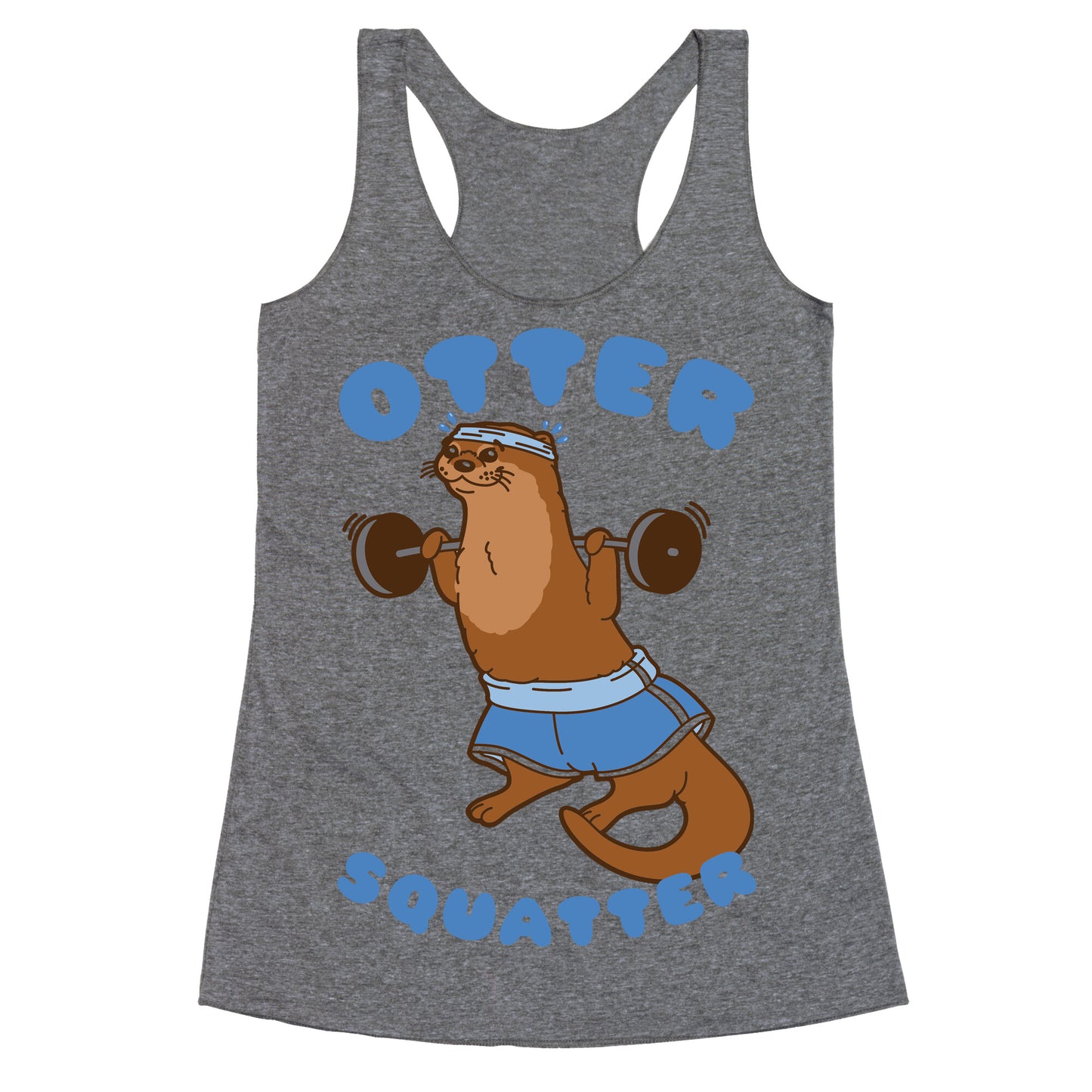 Otter Squatter Racerback Tank