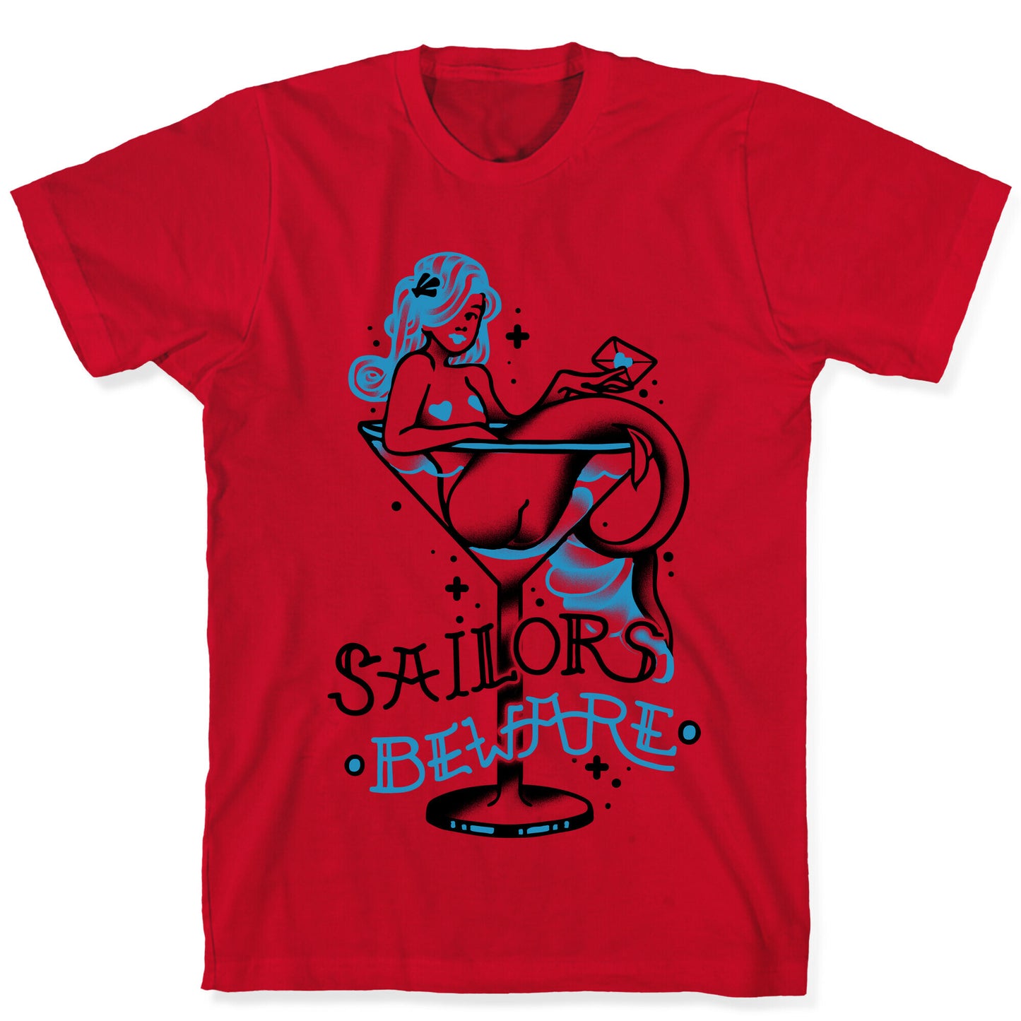 Sailors Beware Classic Tattoo T-Shirt