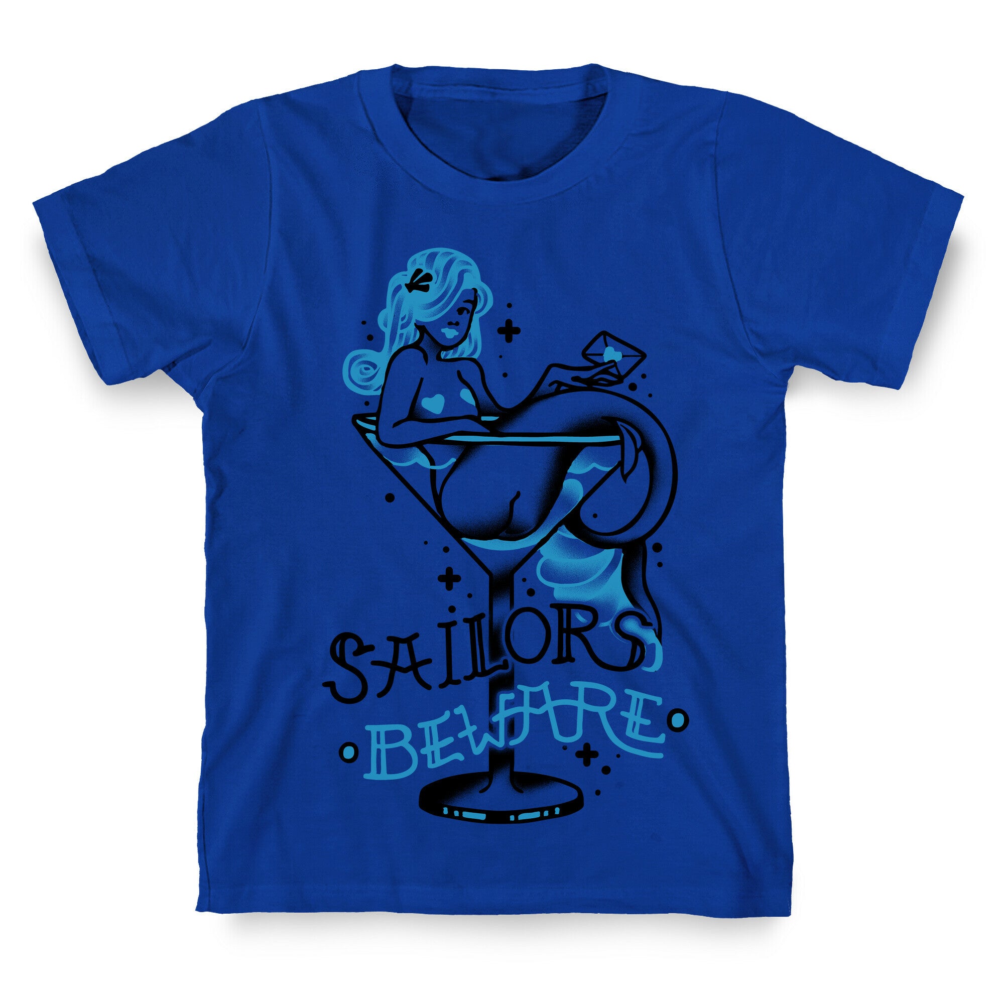 Sailors Beware Classic Tattoo T-Shirt