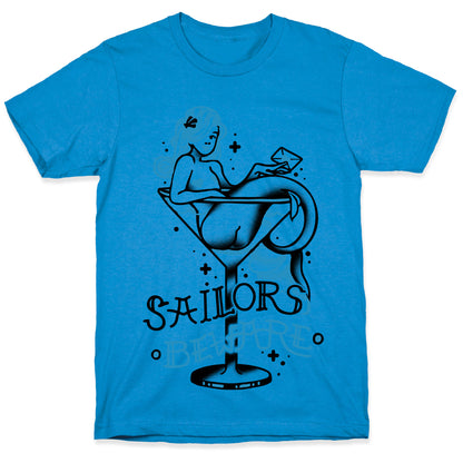 Sailors Beware Classic Tattoo T-Shirt