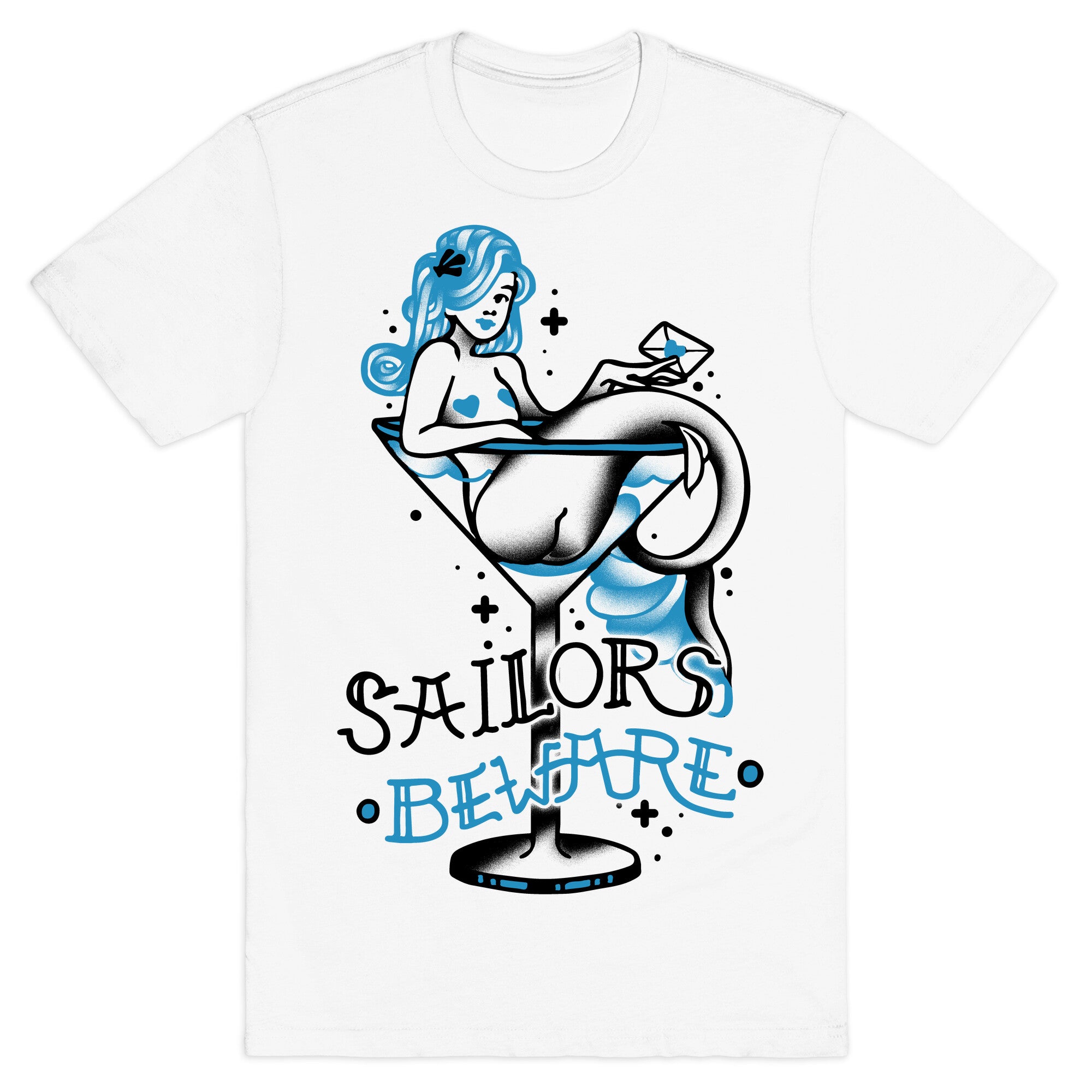 Sailors Beware Classic Tattoo T-Shirt