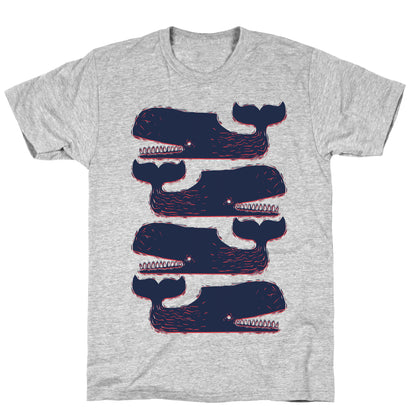 Vintage Nautical Whales T-Shirt