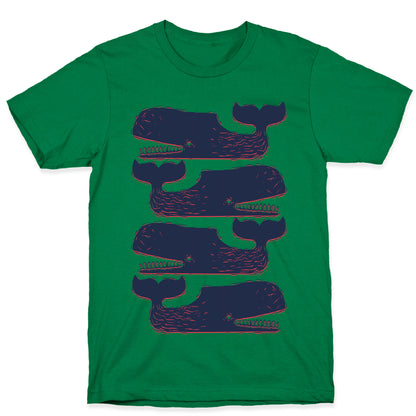 Vintage Nautical Whales T-Shirt