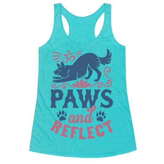 Paws And Reflect (Dog) Racerback Tank
