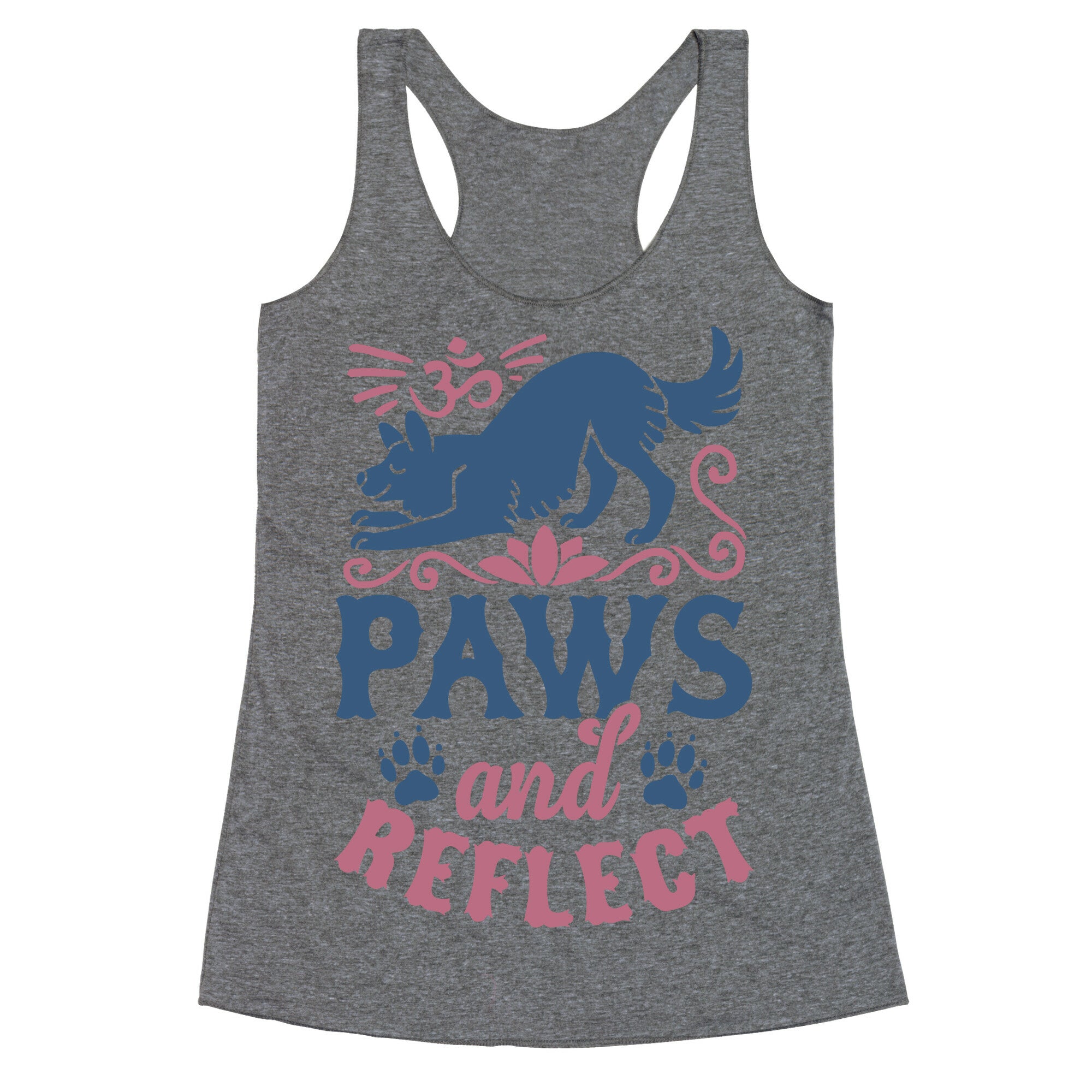 Paws And Reflect (Dog) Racerback Tank