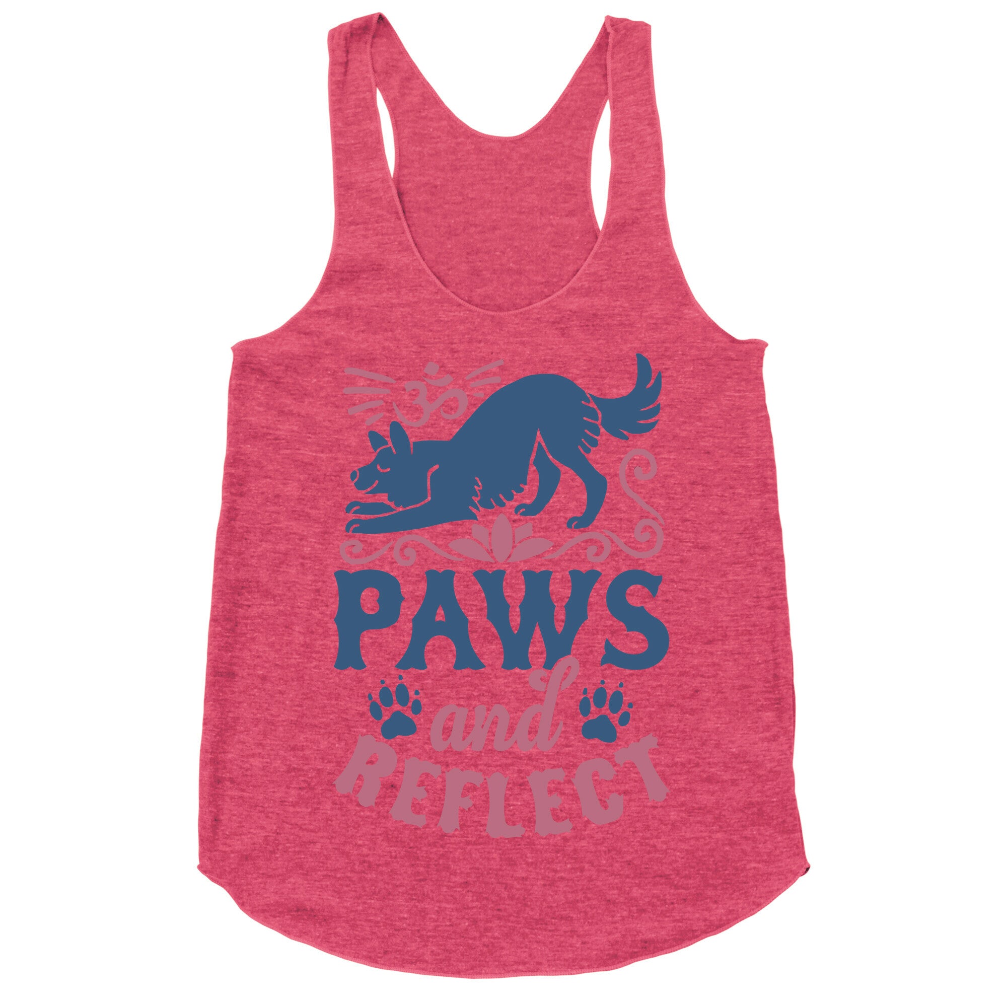 Paws And Reflect (Dog) Racerback Tank