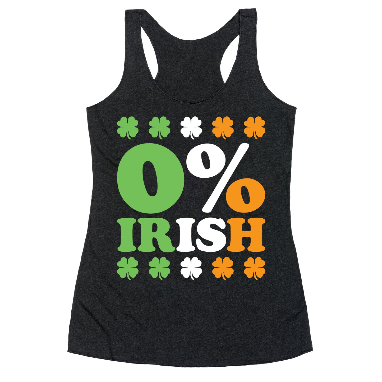 Zero Percent Irish Racerback Tank