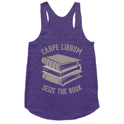 Carpe Librum (Seize The Book) Racerback Tank