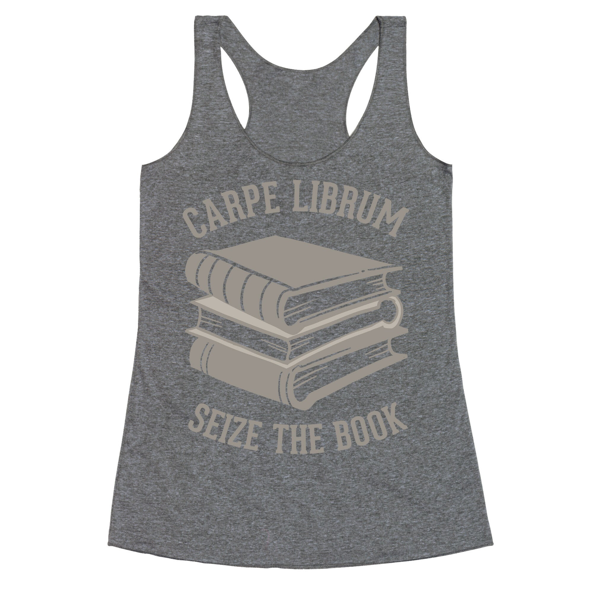 Carpe Librum (Seize The Book) Racerback Tank