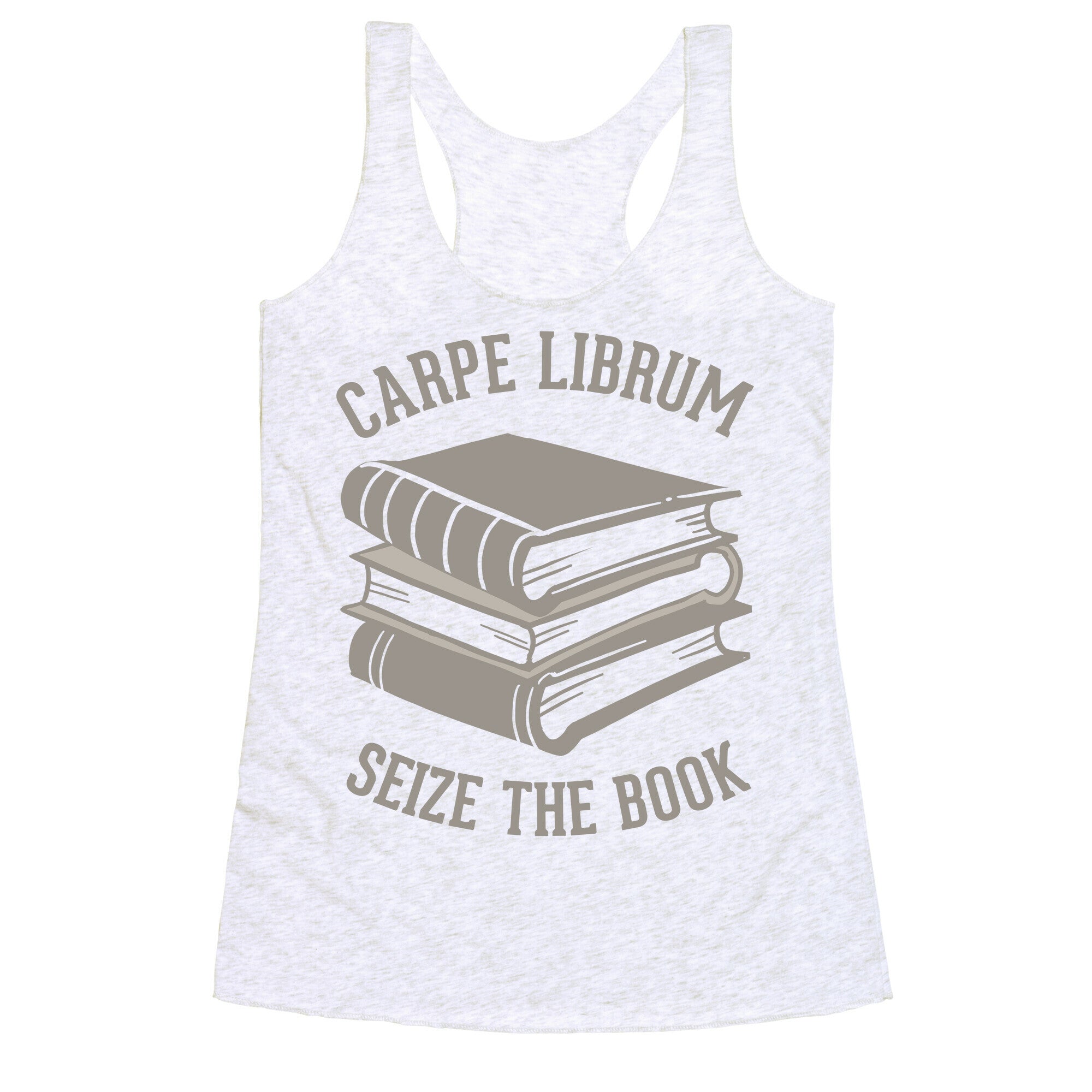 Carpe Librum (Seize The Book) Racerback Tank
