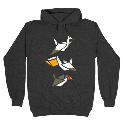 Nautical Origami Seabirds Hoodie