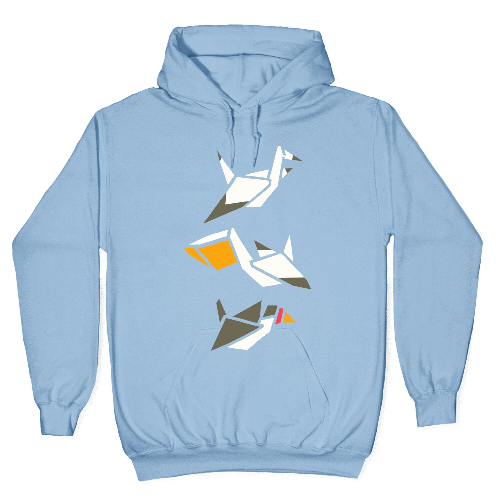Nautical Origami Seabirds Hoodie