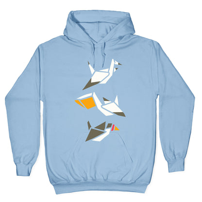 Nautical Origami Seabirds Hoodie