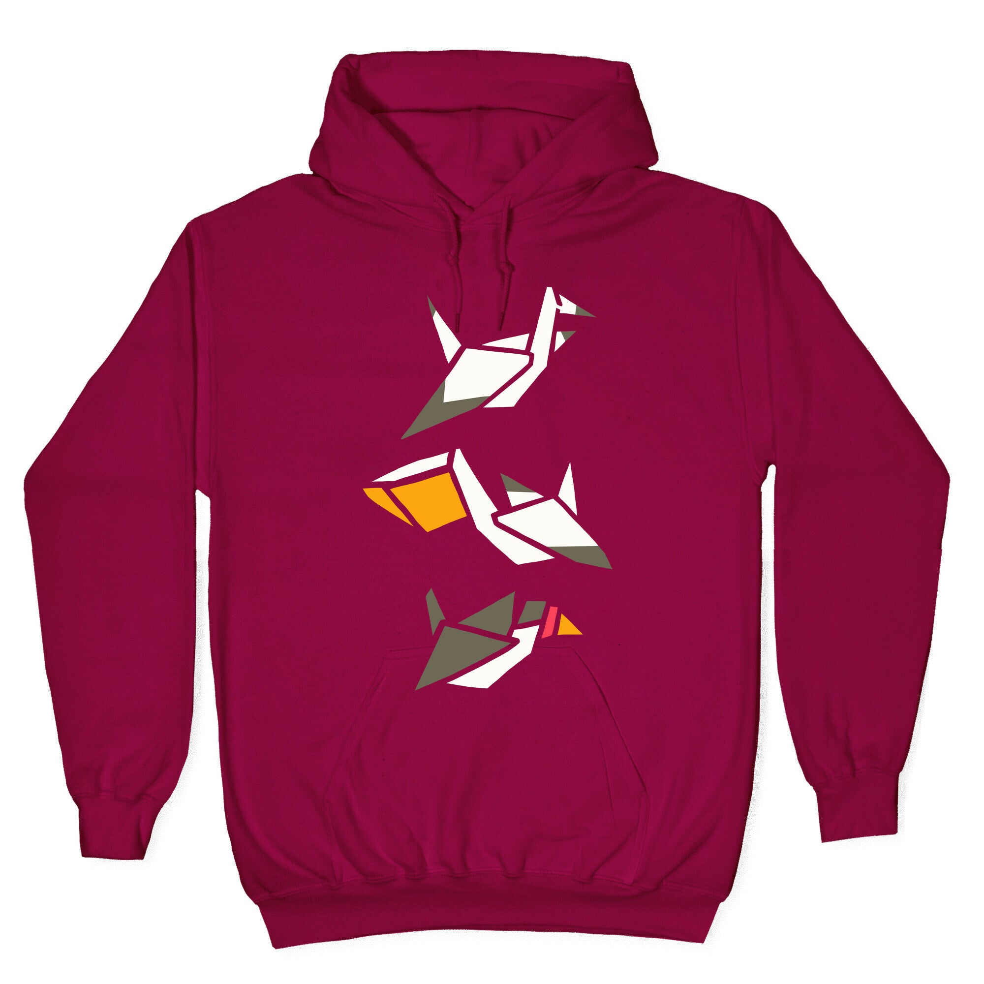 Nautical Origami Seabirds Hoodie