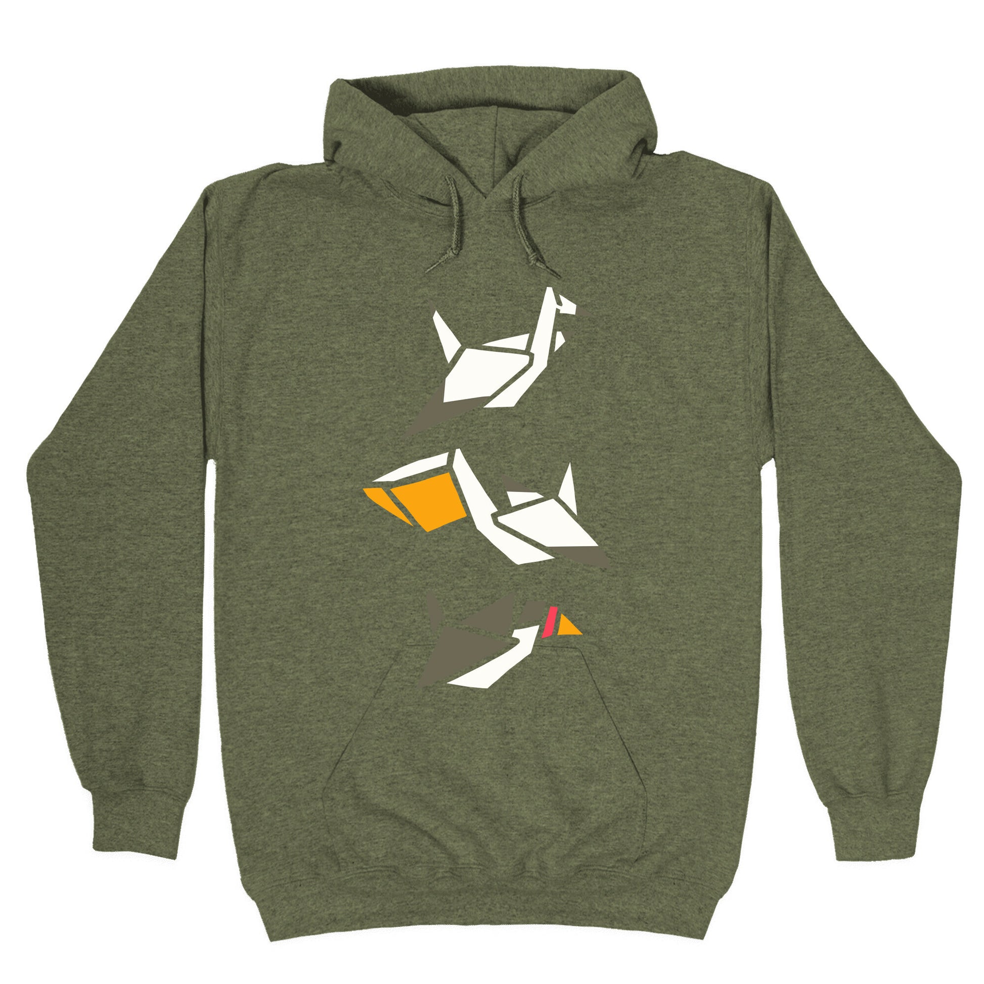 Nautical Origami Seabirds Hoodie
