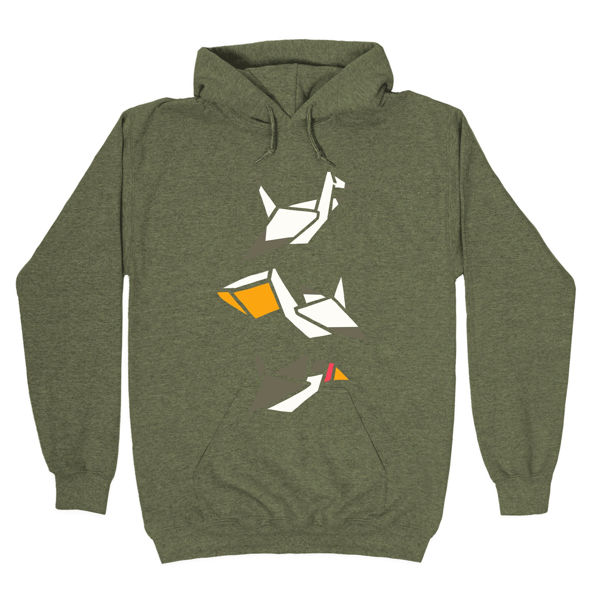 Nautical Origami Seabirds Hoodie