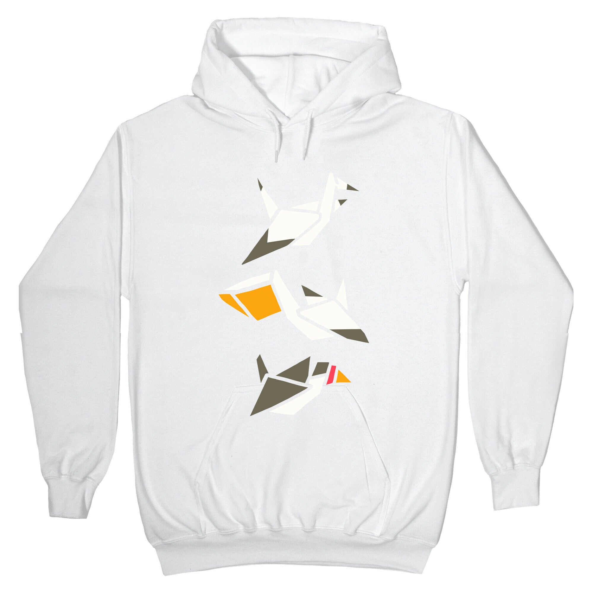 Nautical Origami Seabirds Hoodie