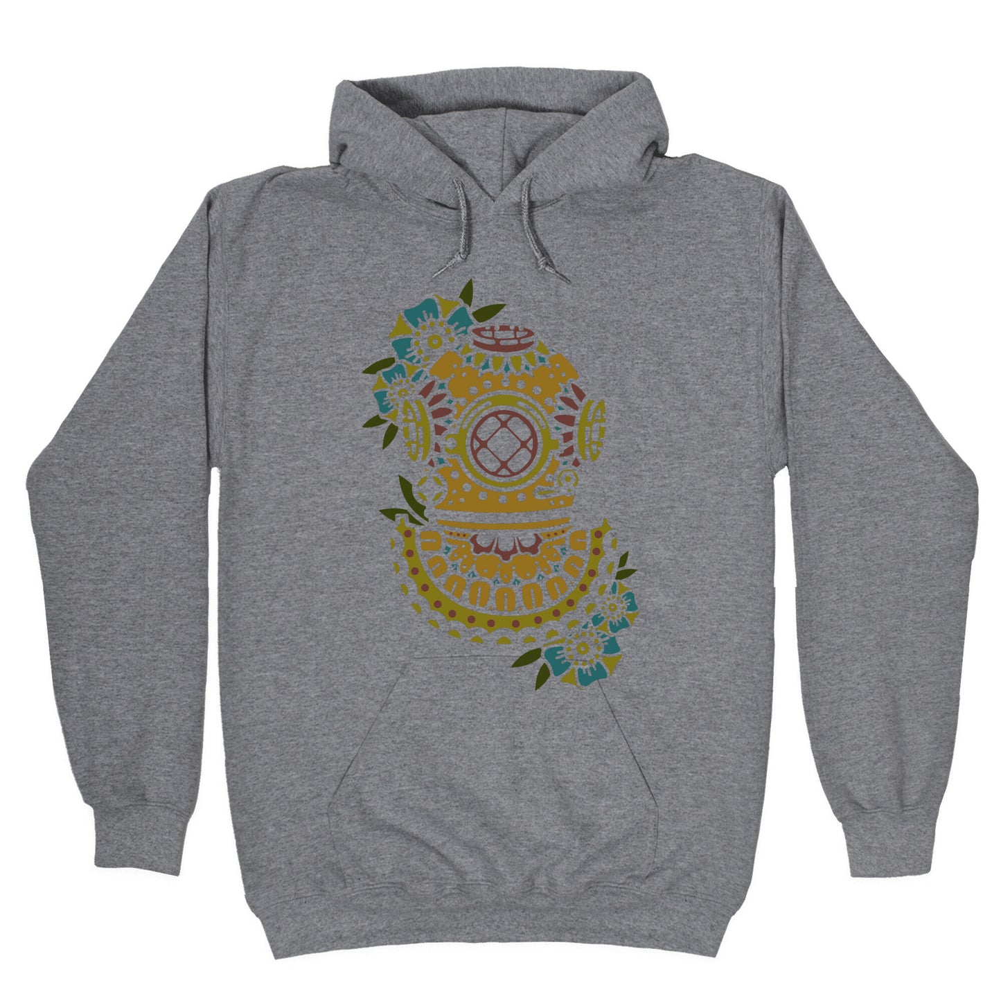 Floral Diving Helmet Hoodie
