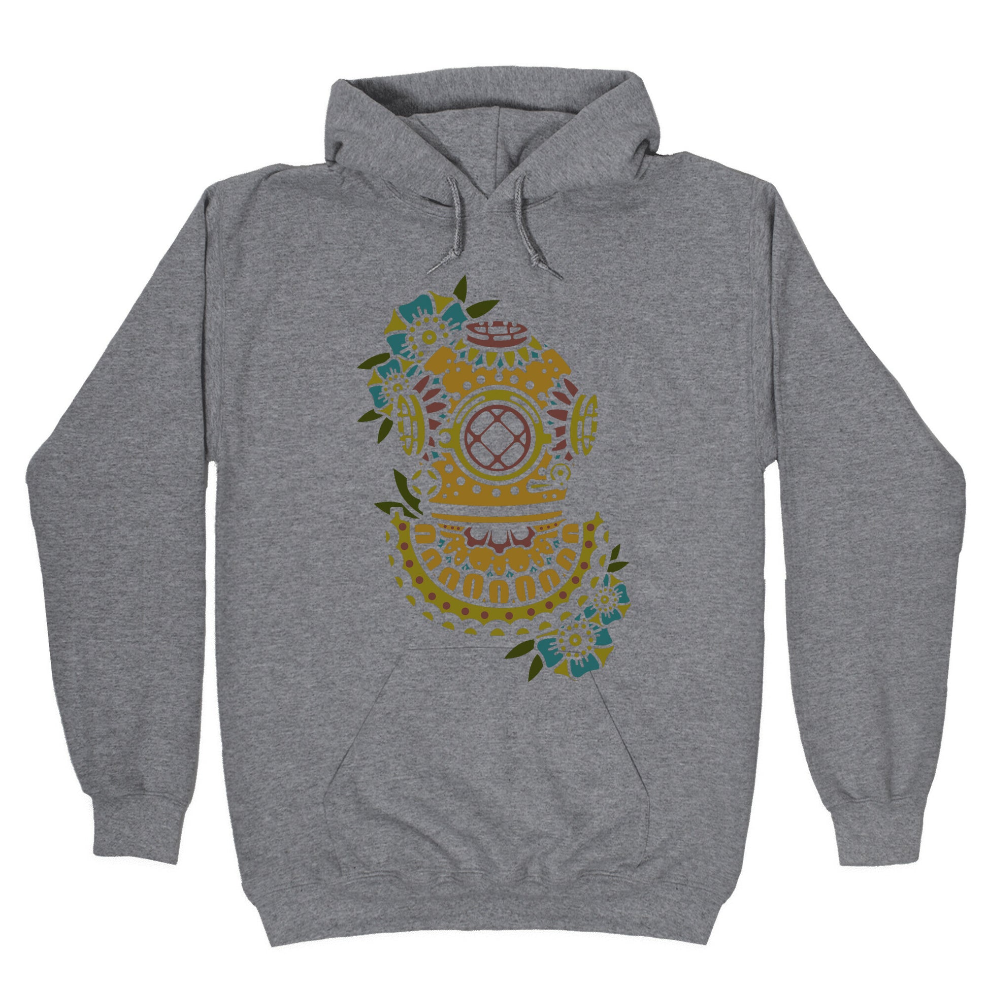 Floral Diving Helmet Hoodie
