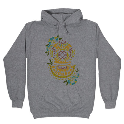 Floral Diving Helmet Hoodie