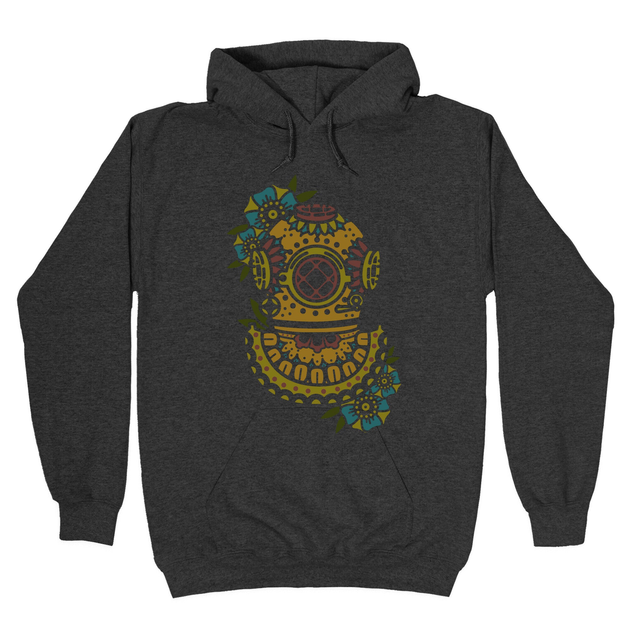 Floral Diving Helmet Hoodie