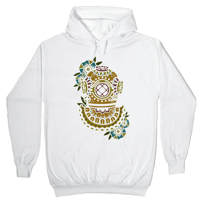 Floral Diving Helmet Hoodie