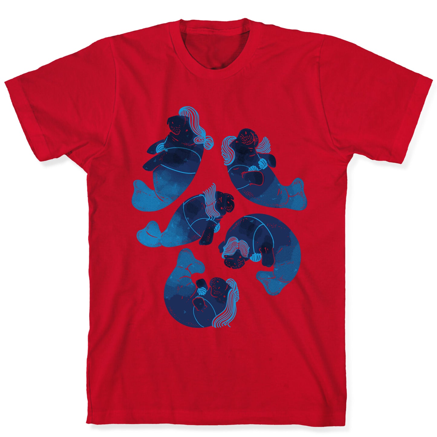 Mermaid Manatees T-Shirt