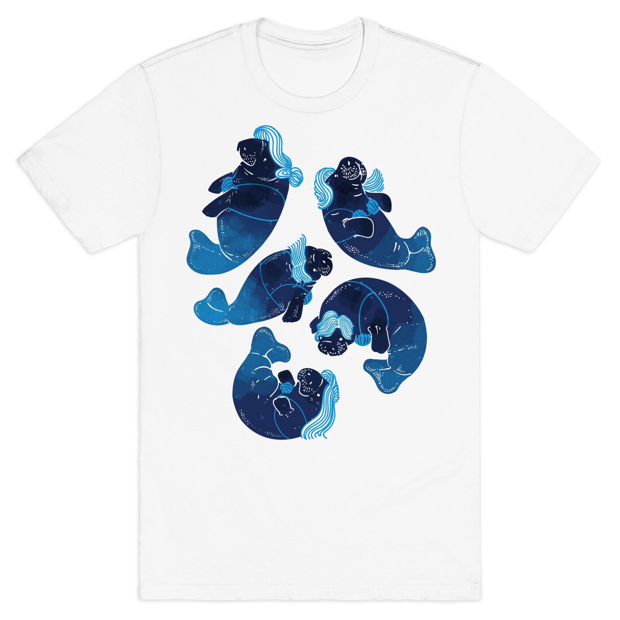 Mermaid Manatees T-Shirt