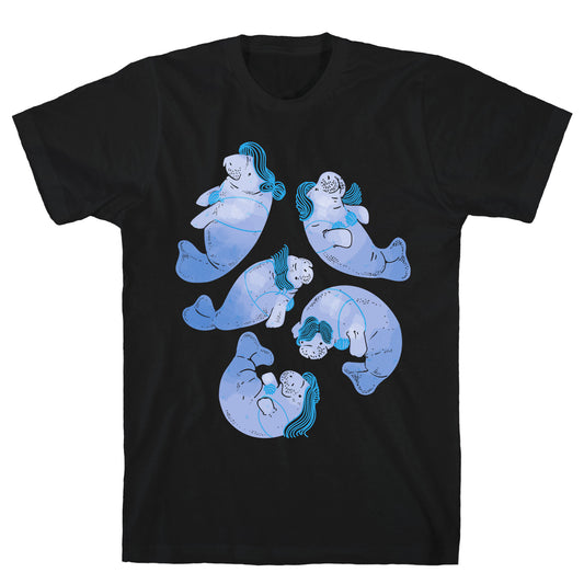 Mermaid Manatees T-Shirt