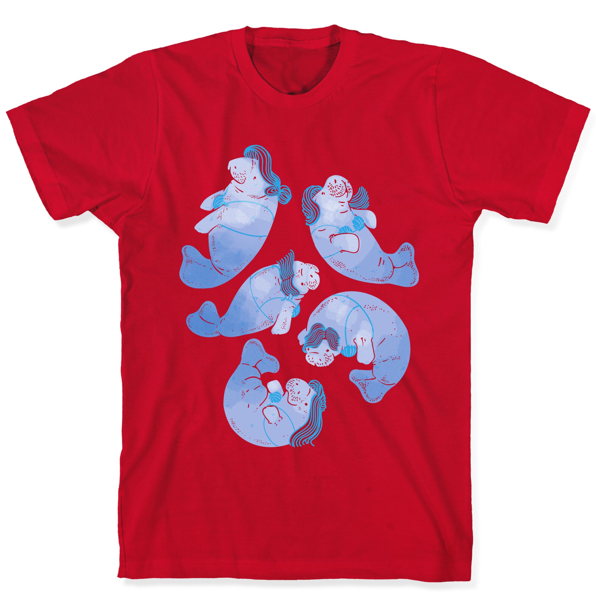 Mermaid Manatees T-Shirt
