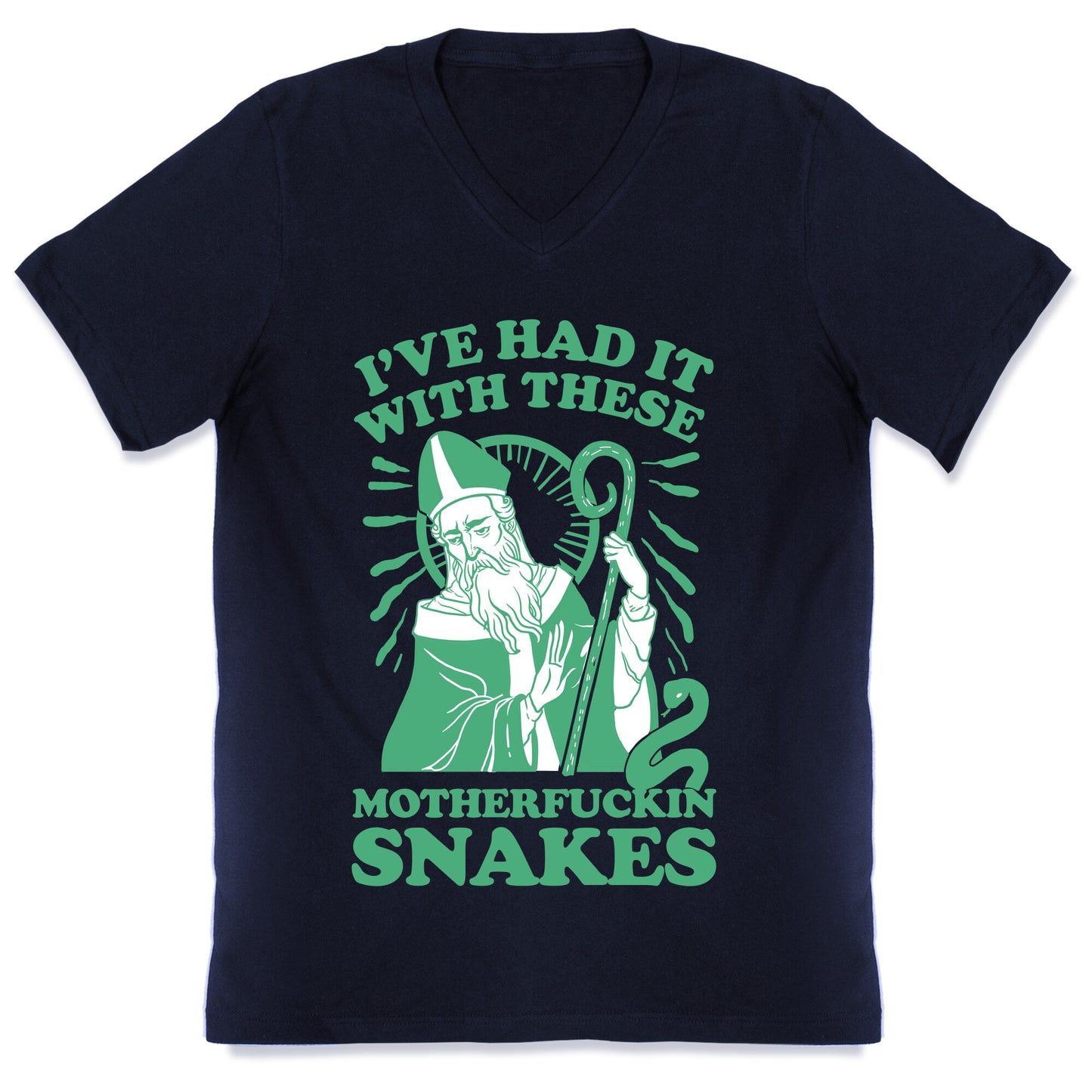 I've Had It With These Motherfuckin Snakes V-Neck