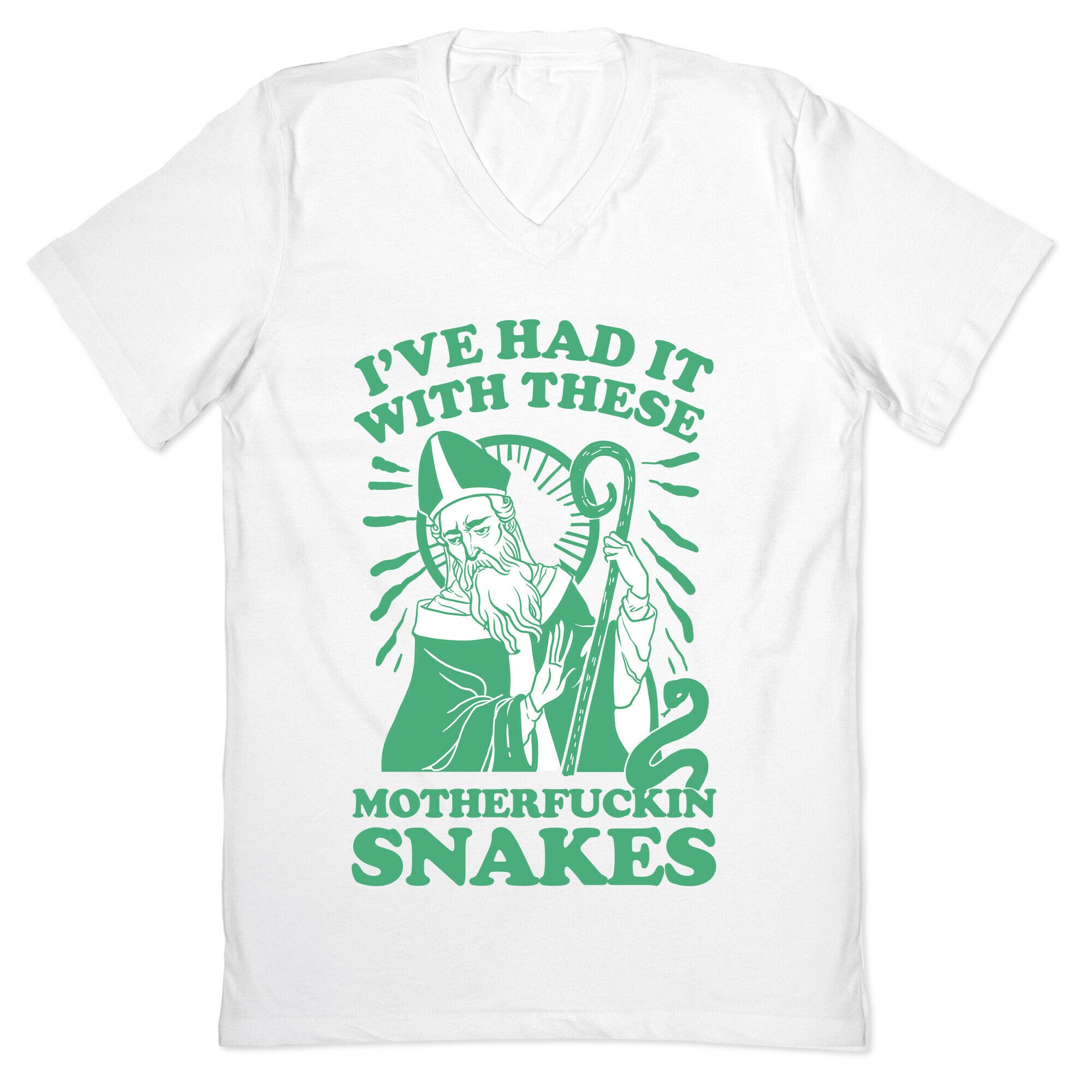 I've Had It With These Motherfuckin Snakes V-Neck