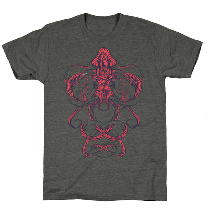 Kraken Tangle Unisex Triblend Tee
