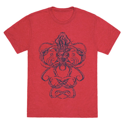 Kraken Tangle Unisex Triblend Tee