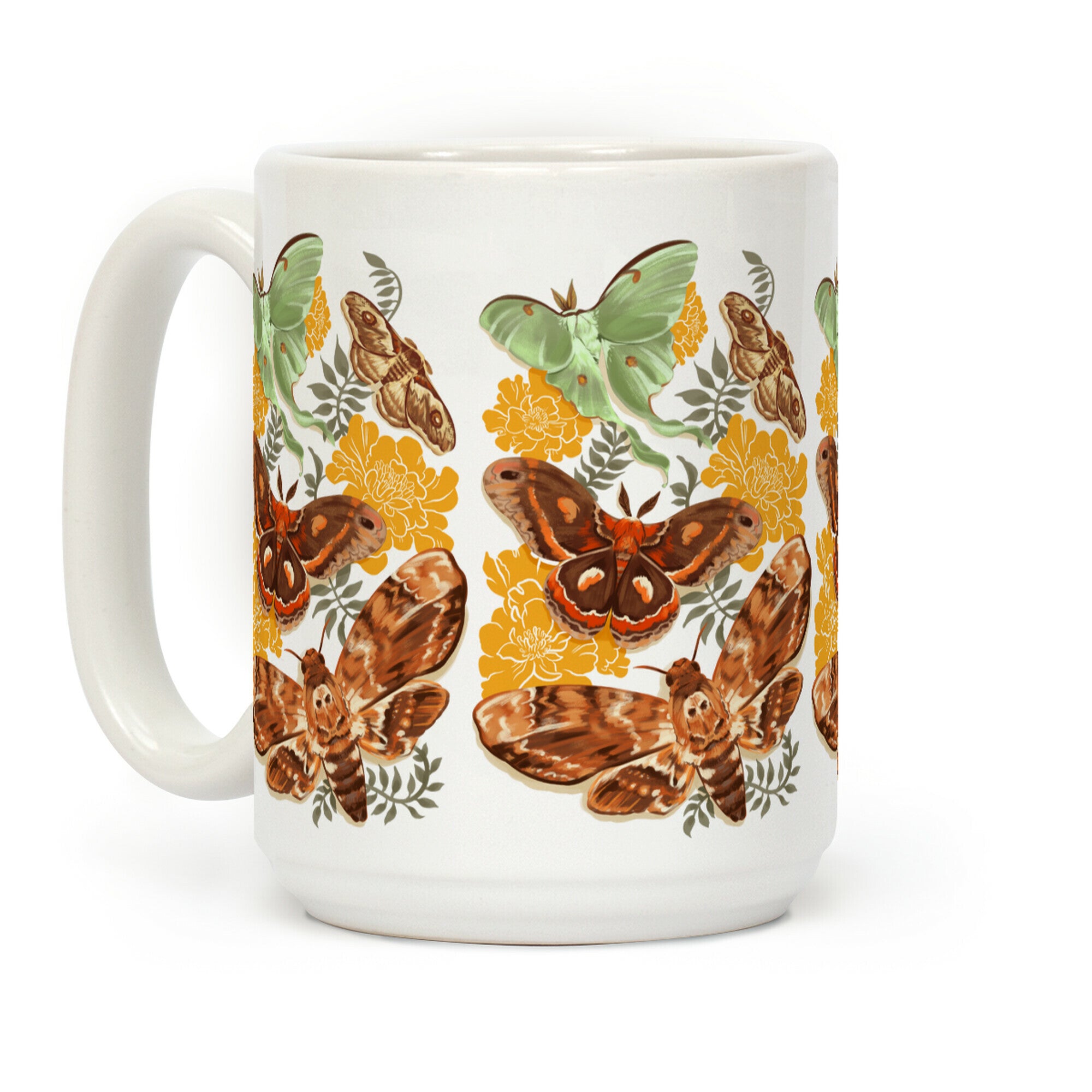 Moths & Marigolds Coffee Mug