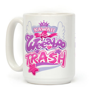 Kawaii Weeaboo Trash Anime Logo Coffee Mug