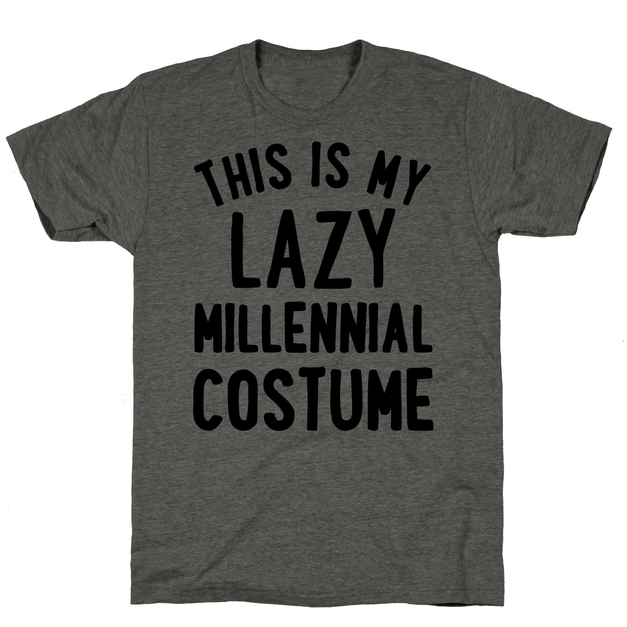 This is My Lazy Millennial Costume Unisex Triblend Tee
