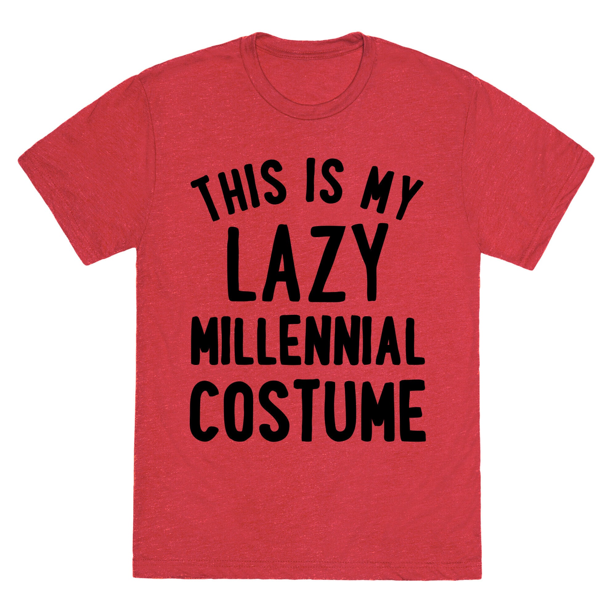 This is My Lazy Millennial Costume Unisex Triblend Tee
