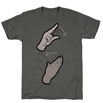 No Thanks (ASL) Unisex Triblend Tee