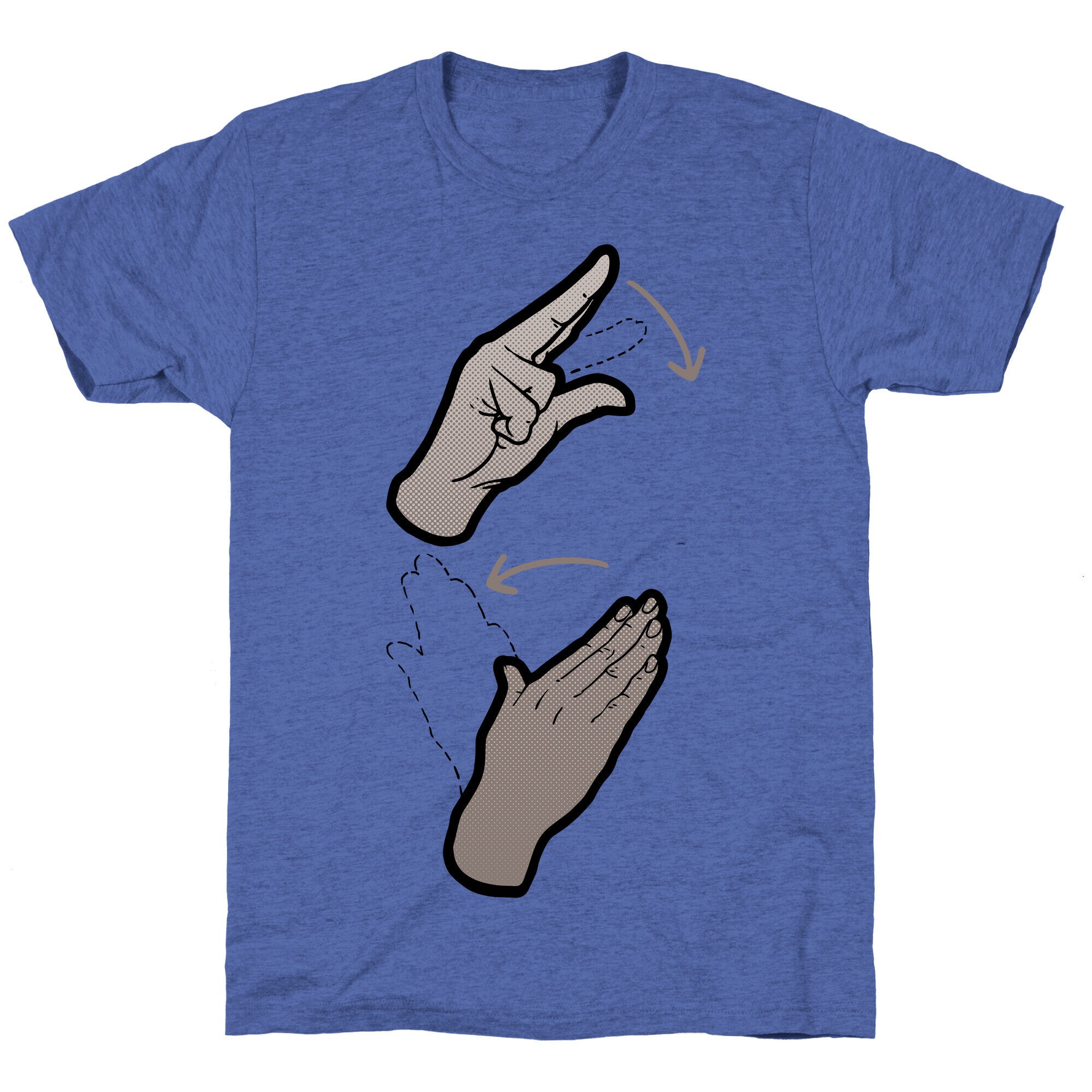No Thanks (ASL) Unisex Triblend Tee